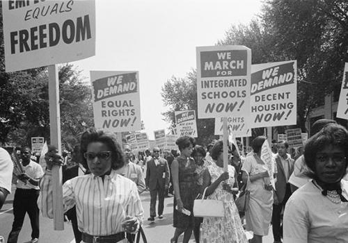 Marcha por los derechos civiles en EEUU